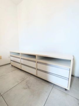 Armário de 6 gavetas branco
