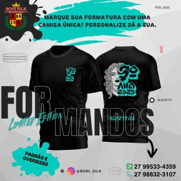 Camiseta Formatura 9º Ano Personalizada