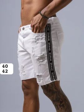 BERMUDAS DA BARUK MATERIAL JEANS E SARJA FITA LATERAL E SEM FITA  