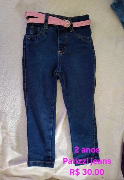 Calça Jeans Infantil Parizzi 2 Anos