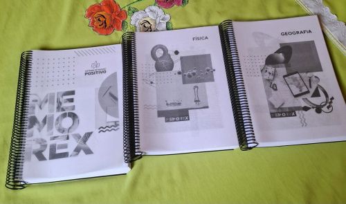 Memorex Positivo em 3 apostilas( resumos para o Enem)