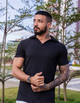 Camisa masculina gola polo corte italiano