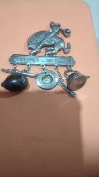 Broche em Prata Lembraça do Rio grande