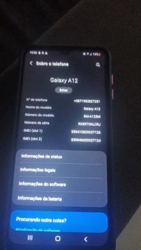 Galaxy A12 - Impecável