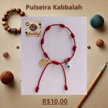Pulseira Sete nós/ Kabbalah 