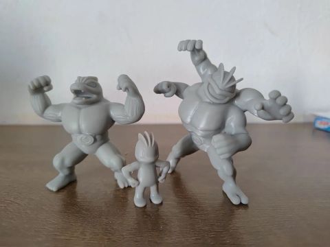 Machamp, machoke, machop, Pokemon 