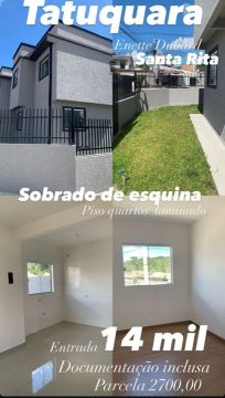 Sobrado de esquina em Tatuquara - 14 mil