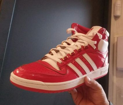 Tênis Adidas Originals Top Ten Hi Vermelho