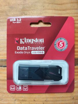 Pen Drive Kingston DataTraveler Exodia Onyx 128GB USB 3.2