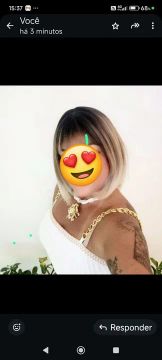 Peruca loira com franja