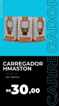 Carregador HMASTON Tipo C 