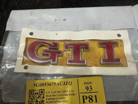Par de emblemas Golf Gti 
