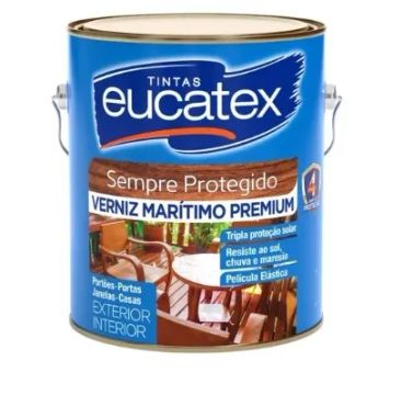Verniz Marítimo tripla ação acetinado ou brilhante, galão de 3,6