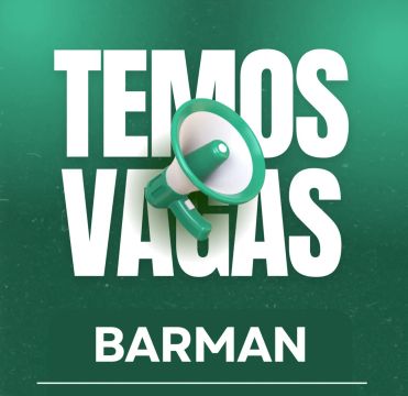 Contrata-se BARMAN