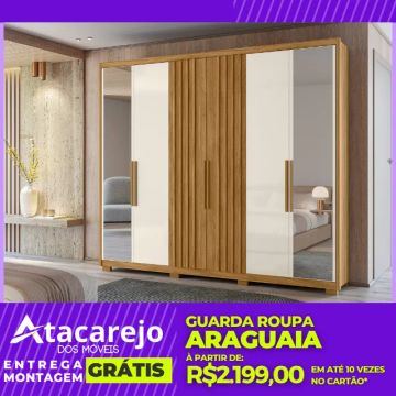 Guarda Roupa Casal Entrega e Monta Grátis
