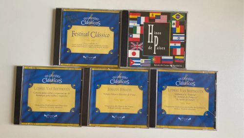 CDs Variados Os Grandes Clássicos e Hinos de Países - Raridade 