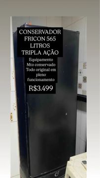 Conservador Fricon 565 Litros Tripla Ação