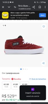 Tênis Half Cab Pig Suede