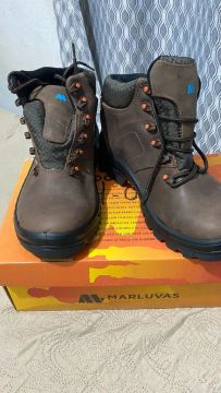 Bota de segurança marrom Marluvas