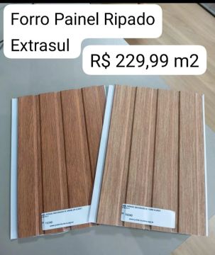 Forro Painel Ripado Extrasul - R$ 229,99 m2