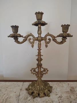 Candelabro em bronze 
