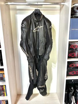 Macacão de Couro Alpinestars - Tamanho 56