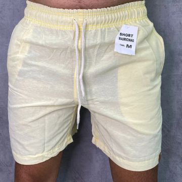 Bermuda masculina de linho 