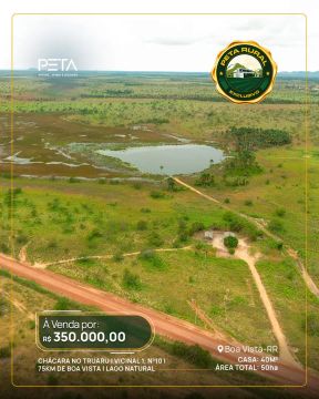 Vende -se chácara no Truaru | Lago Natural | Vicinal 01 | 