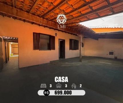 CASA COM HABITE-SE | LOTE 280M² | 3Q | ÓTIMO PARA INVESTIMENTO