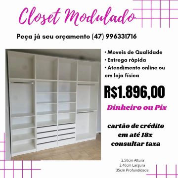 Closet Modulado Branco 