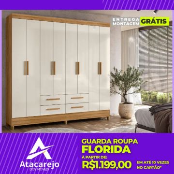 Guarda Roupa Casal Entrega e Montagem Grátis 