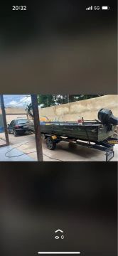 Barco de alumínio em excelente estado 