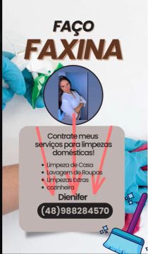 Faxina, limpeza  residencial e comercial 