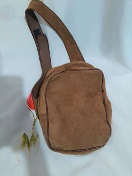 Bolsa de couro Legítimo transversal !!!