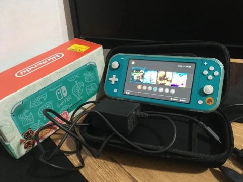 Nintendo Switch Lite Desbloqueado - Animal Crossing Version