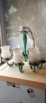 Lustre antigo 5 braços