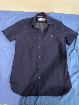 Camisa Lacoste Slim Fit Azul