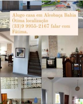 Aluguel casa para temporada 