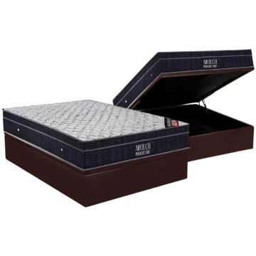 COLCHÃO ORTOBOM COM BASE BAÚ SUPER CONJUNTO !! TOT21