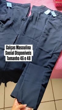 Calças Masculina social R$ 85,00