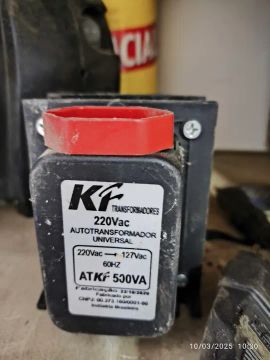 Autotransformador Kf 500VA 220V para 127V