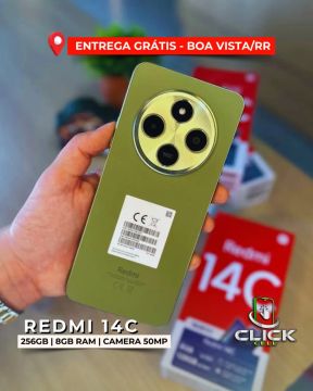 Redmi 14C - 256GB | 8GB RAM | Câmera 50MP