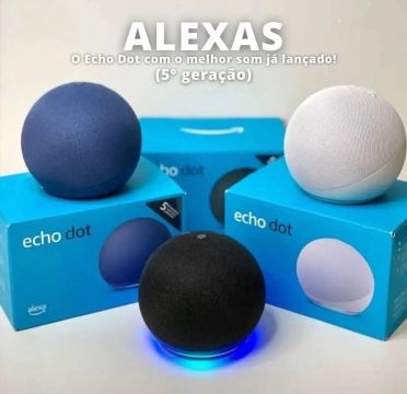 Echo Dot 5ª geração - Assistente de voz inteligente!