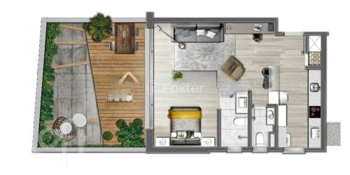 Apartamento à venda Alameda Emílio de Menezes, Três Figueiras - Porto Alegre