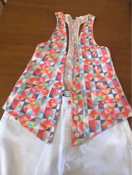 Colete feminino estampado Farm