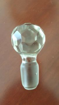 Tampa de cristal grande para licoreira 