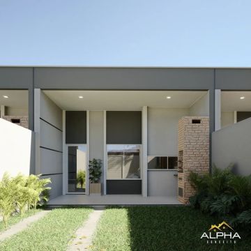 Casa plana a venda em construção em Itaitinga