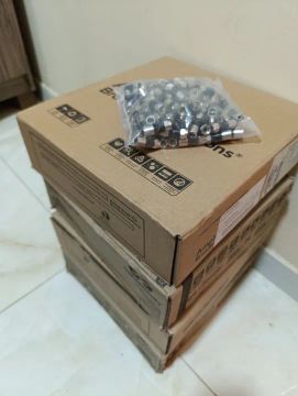 400 metros de cabo RG6 e 100 Conectores RG6