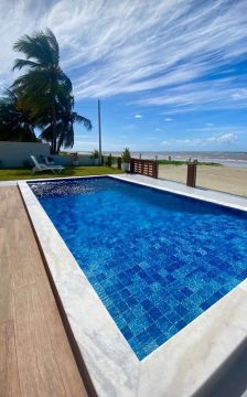 Alugo Casa de Praia Beira Mar Recém Reformada por Temporada - Em São Bento., Maragogi - AL