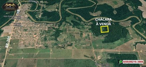 Chácara em Candeias do Jamari, a apenas 3 km da cidade